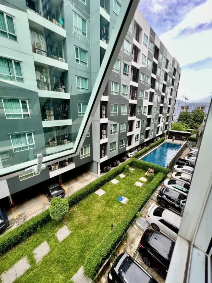 ให้เช่า!! คอนโด รีเจ้นท์ โฮม สุขุมวิท 81 ชั้น 4 ตึก B วิวสวนและสระว่ายน้ำ ตกแต่งสวย พร้อมเข้าอยู่ ห้ามพลาด!!