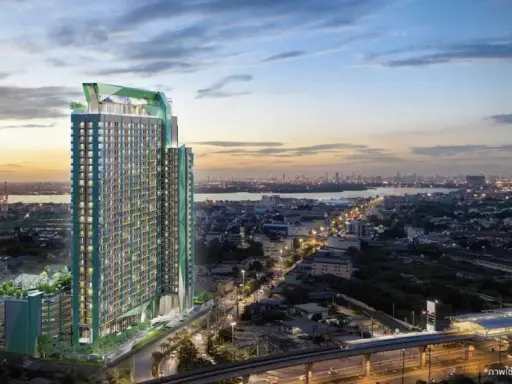 Sale down payment, The Origin Sukhumvit-Sai Luad, E22 Station, Smart Closet room, 10th floor, sea view, buy now. images