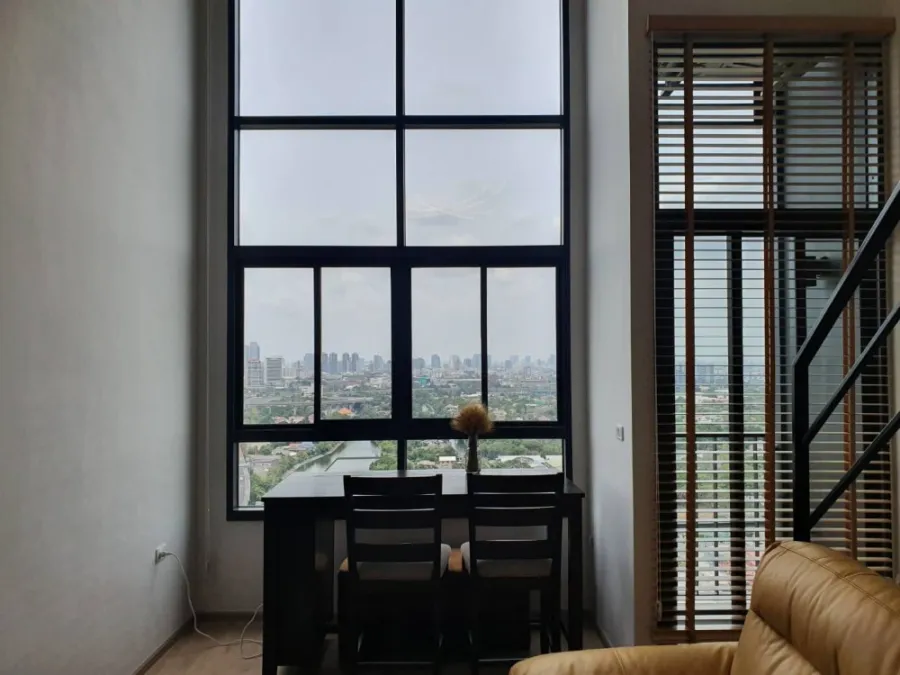 For sale, for rent, Condo Ideo New Rama 9, Duplex room, affordable price, come and reserve today, don't miss out.