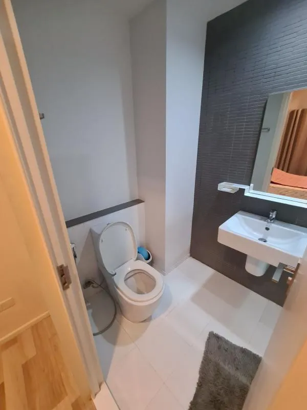 The room is beautiful! For rent, The Key Chaengwattana, beautiful view, private, fully furnished, you will regret it.