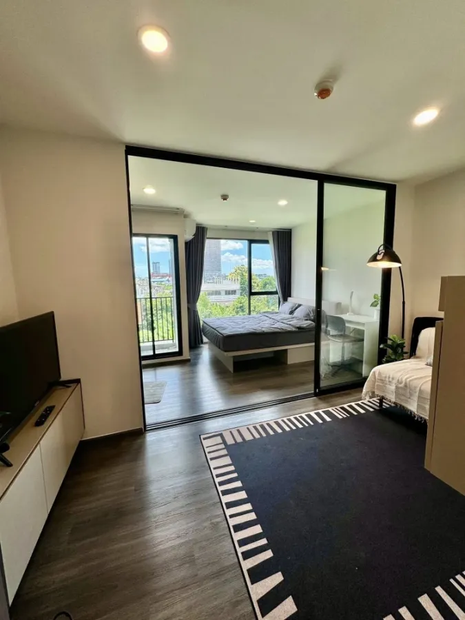 FLEXI Sathon - Charoen Nakhon for rent, ready to move in, fully furnished and equipped with appliances, move in now, don't hesitate.