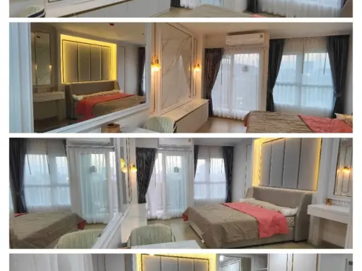 Sell and rent Supalai Veranda Ramkhamhaeng, 6th floor, Building C, beautifully decorated room Great built-in Hurry up to reserve now. images