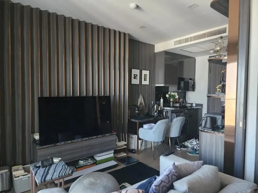 Selling Ashton Asoke, decorated the room very beautiful. Popular black tones ready to move in With the view at the right height, don't miss it.