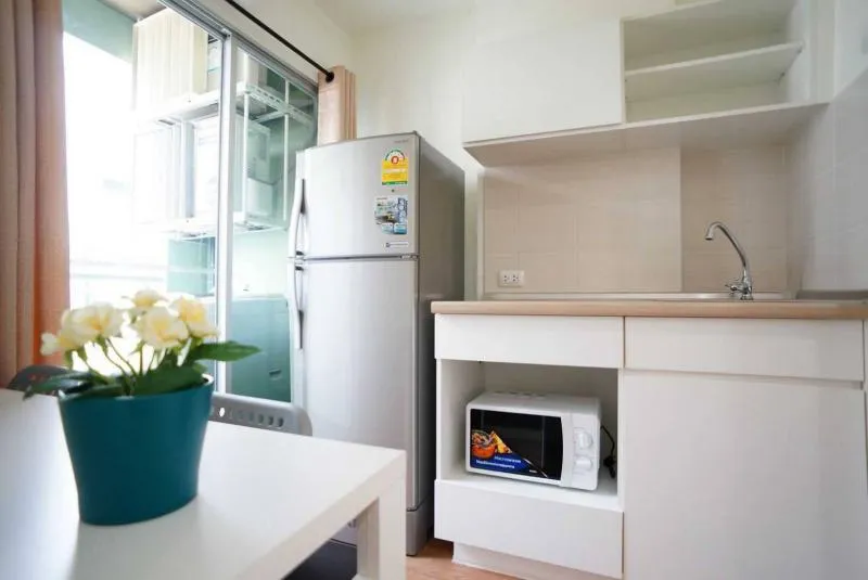 Condo for sale, rent, Lumpini Ville Sukhumvit 109 - Bearing, fully furnished, good location, near pool + garden, hurry to book now!!