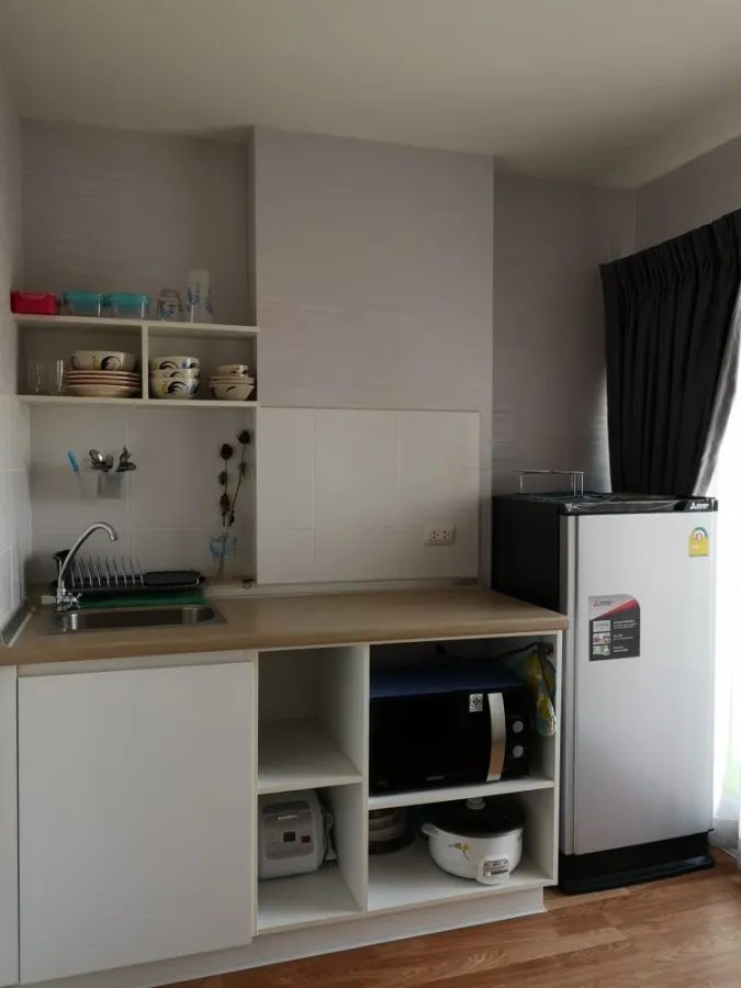 Condo for sale, rent, Lumpini Park Nawamin-Sriburapha Built-in, beautifully decorated, fully furnished, ready to move in. Book now.