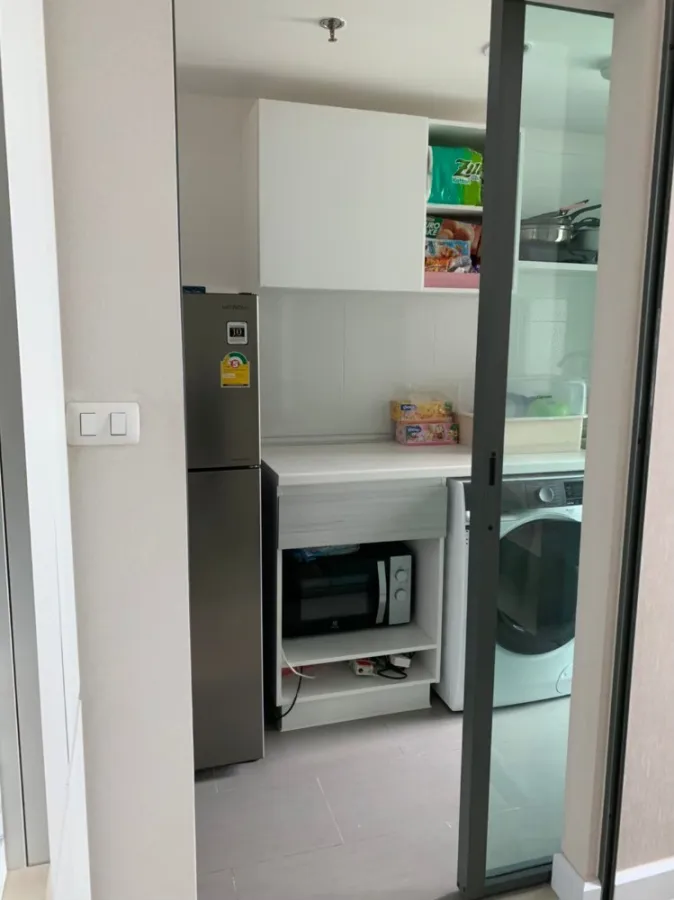 Condo for sale, Metro Sky Prachachuen, 18th floor, beautiful room, well decorated. with furniture and electrical appliances