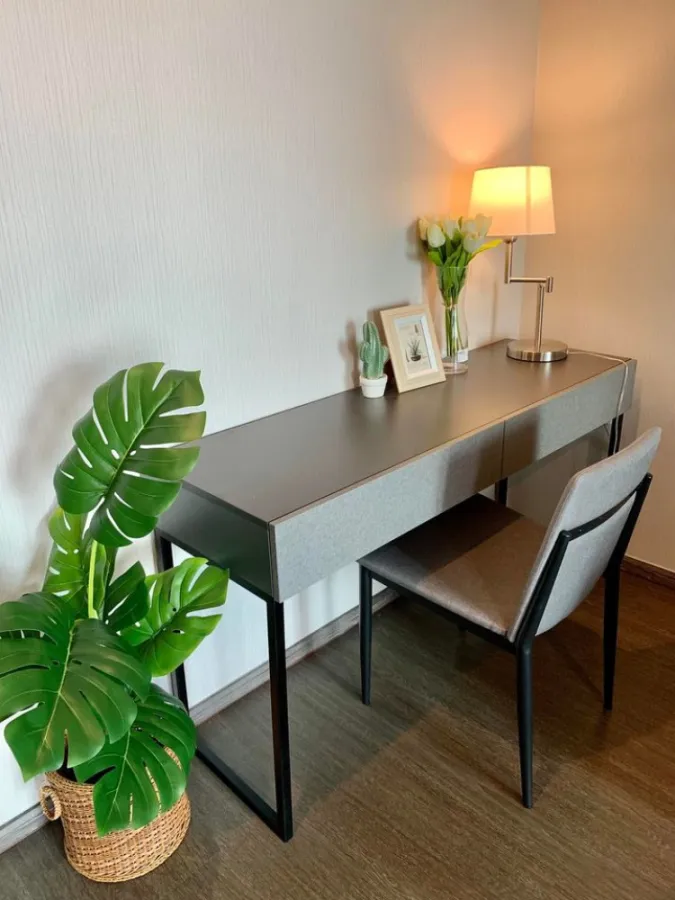 Condo for rent, Ideo Sukhumvit 93, high floor, city view, unblocked view, fully furnished, complete electrical appliances