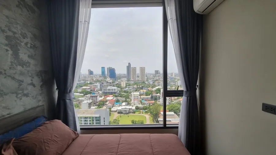 ให้เช่า The Fine Bangkok Thonglor-Ekamai ทิศเหนือ ชั้น 21 วิวเมืองแจ่มๆ ห้องตกแต่งสุดปัง ห้ามพลาด