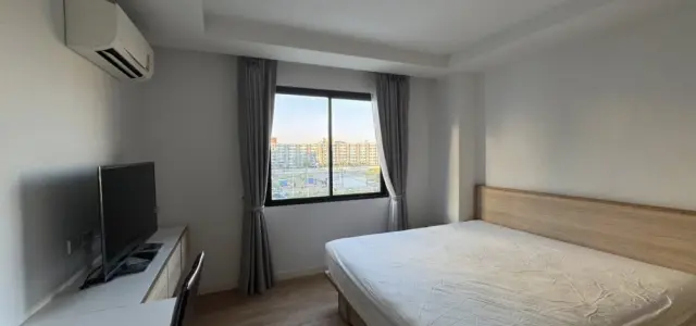 ให้เช่า V Condo Salaya ชั้น 5 ขนาด 34 ตร.ม. ห้องมุม เฟอร์นิเจอร์และเครื่องใช้ไฟฟ้าครบครัน จองเลย images