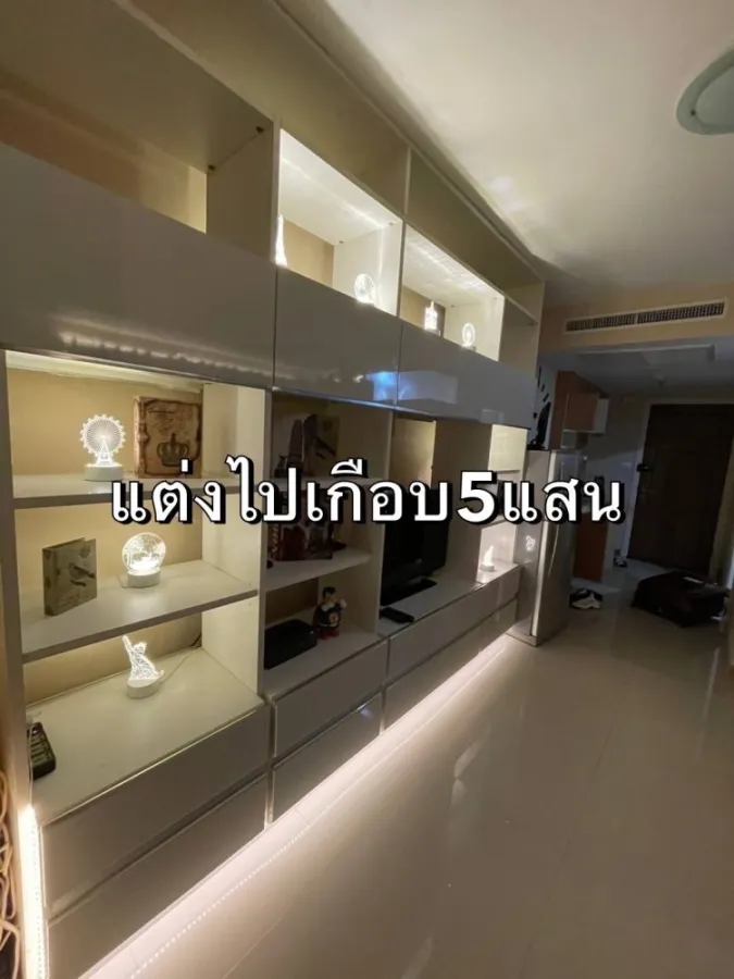 Condo for sale, rent, Supalai Casa Riva Vista, 2 rooms, fully furnished. Just carry your bags and move in quickly.
