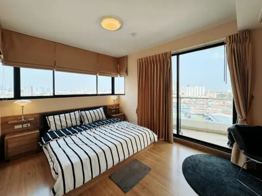 For rent Supalai Casa Riva | vista 2 rooms, decorated and ready to move in. Complete in one place Hurry and reserve now. Don't miss it.