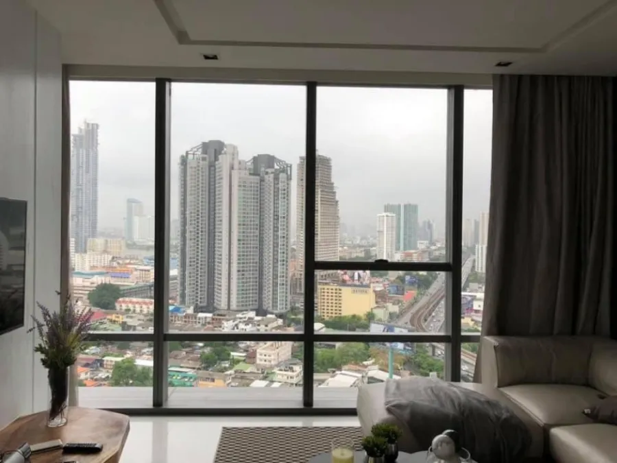 Condo for sale or rent, The Bangkok Sathorn, fully furnished, pleasant atmosphere, do not miss it.