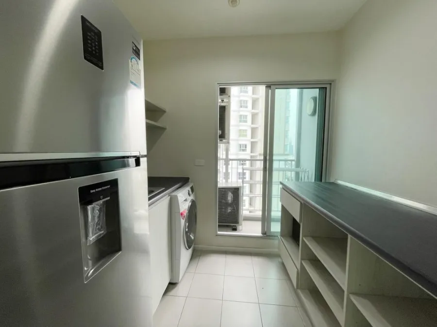 Condo for rent, Aspire Sathorn-Thapra, room divider ready to move in Get a view to the north. Hurry up to reserve.