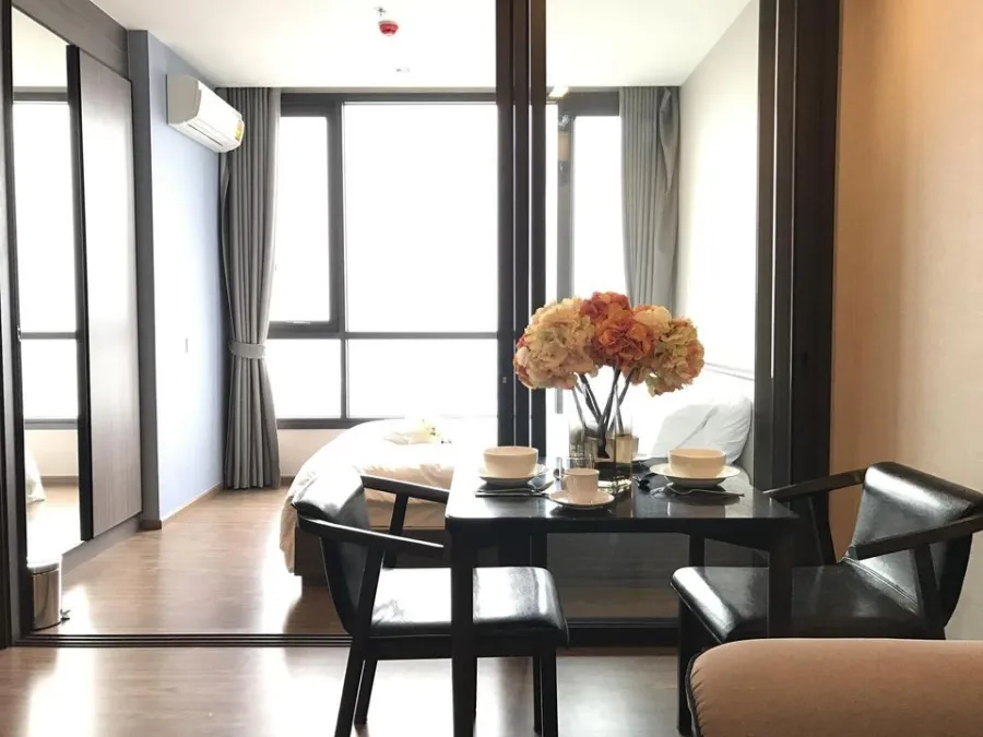 ให้เช่า The Line Sukhumvit 71 ชั้น 19 วิวเมือง ตกแต่งครบ เตียง Queen Size นอนสบายสุดๆ สนใจ จองเลย