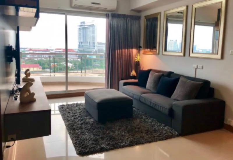 Condo for rent at Supalai River Resort, 14th floor, floor level that can experience the most beautiful view of the Chao Phraya River.