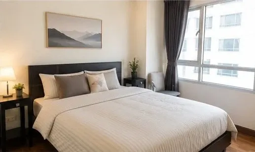 ให้เช่า Sukhumvit Plus ห้องขนาดใหญ่ 45 ตร.ม. เฟอร์นิเจอร์ครบ พร้อมเข้าอยู่
