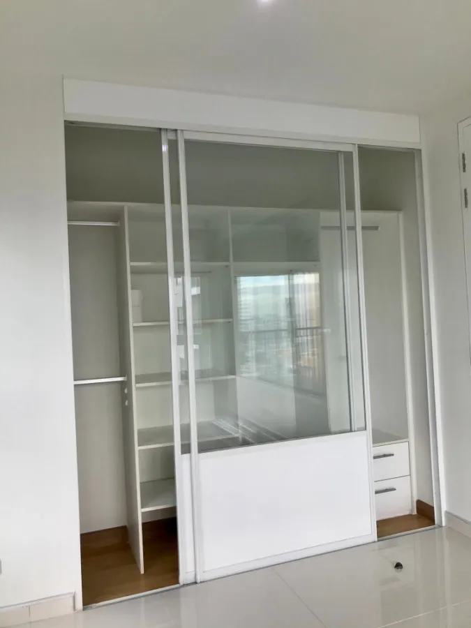 Condo for rent, The Parkland Taksin-Thapra, 25th floor, beautiful city view. The room is very spacious. Book now.
