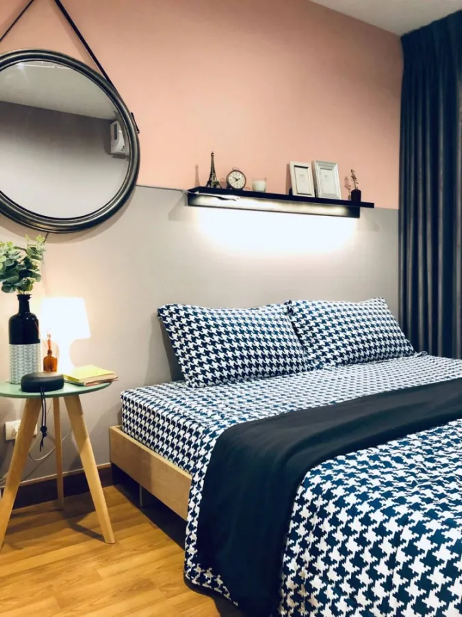 Condo for rent, Regent Home Sukhumvit 81, beautiful room, beautiful decoration, fully furnished, do