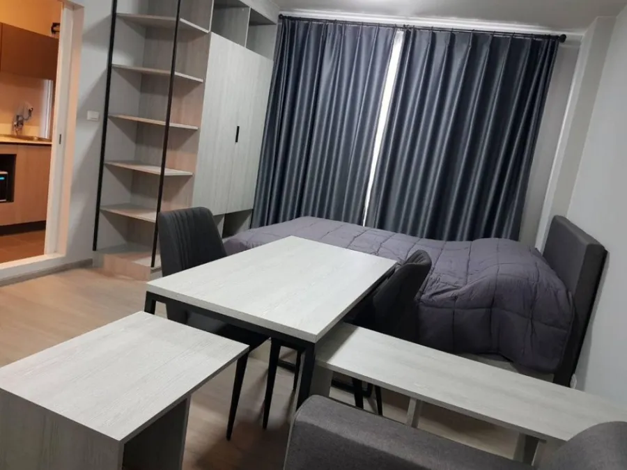 For rent, D Condo Campus Kamphaeng Saen, ready to move in, friendly price, convenient to travel, can't miss it.