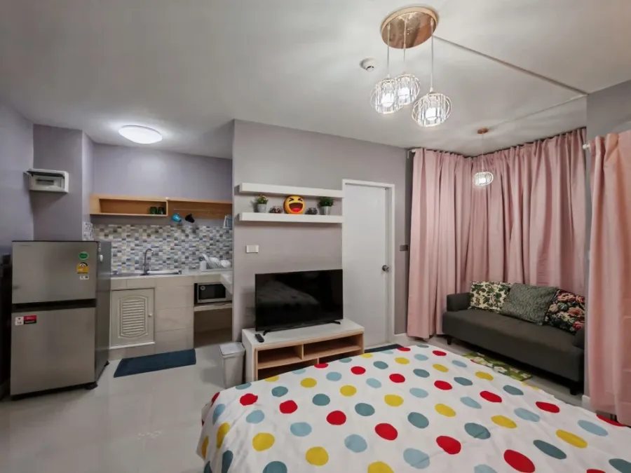 For rent: MY CONDO Sukhumvit 52, ready to move in, fully furnished, come and reserve now, don't miss out.
