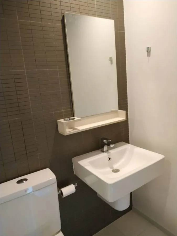 For rent, The Key Sathorn-Ratchapruek, 12th floor, north room, pool view. Fully equipped with the best rooms, book now.
