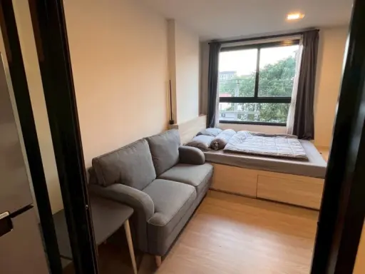 ให้เช่า The Muve Sukhumvit 107 ห้องน่าอยู่ เฟอร์ เครื่องใช้ไฟฟ้าครบ ราคาไม่แรง มาจองด่วนๆ ก่อนพลาดโอกาส