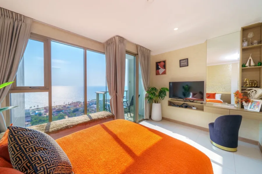 ขาย คอนโด The Riviera Jomtien ห้องน่าอยู่ เฟอร์ครบ เครื่องใช้ไฟฟ้าครบ หิ้วกระเป๋าใบเดียวมาได้เลย!!