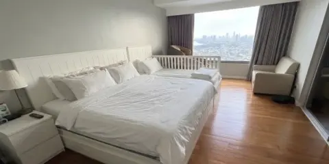 ขาย อมันตา ลุมพินี แบบ 3 ห้องนอน 3 ห้องน้ำ ชั้นสูง แต่งสวย ห้องมุม วิวโล่งไม่มีตึกบัง ได้วิวโค้งน้ำบางกระเจ้าสวยมาก