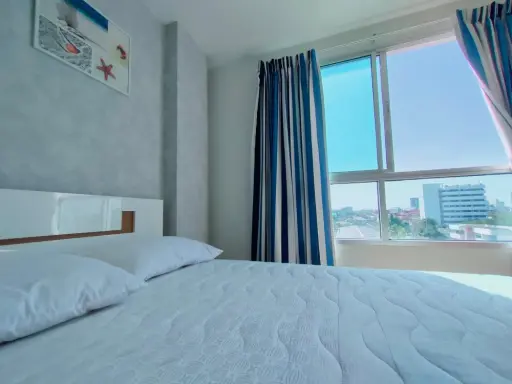 For rent!! The Nice ID Rama 2, 6th floor, Building B, Phase 1, beautiful room, fully furnished, ready to move in, don't miss it!!
