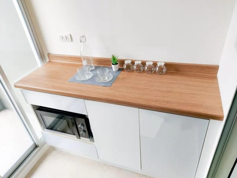 For rent U Delight @ Talat Phlu Station, corner room, very private Decorated a minimal room, very nice to move.