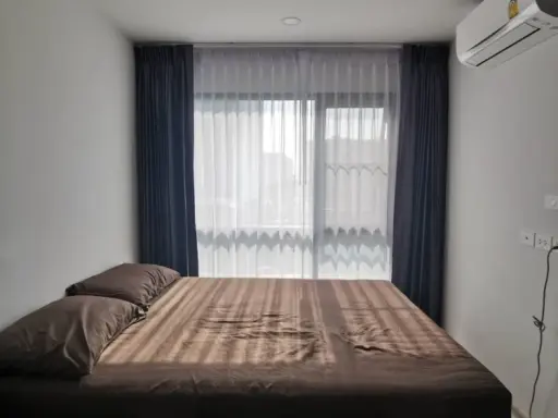 Urgent sale!! The Origin Sukhumvit 105, 4th floor, Building A, garden view, fully furnished, ready to move in! Don't miss out!!