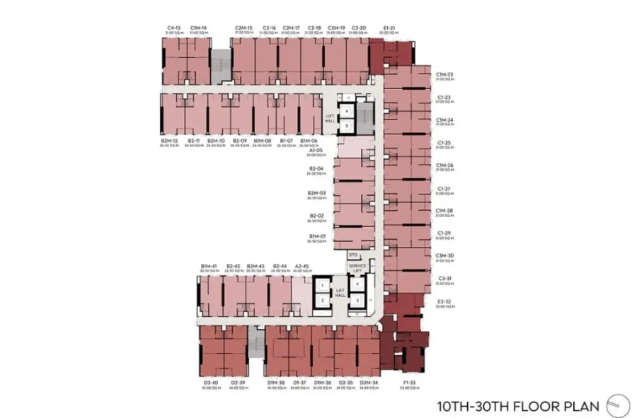 ขายดาวน์ Aspire Sukhumvit – Rama4 ห้อง studio สวย ไม่ติดลิฟท์ ชั้น 19 ได้วิวสูง ราคาดี จองเลย