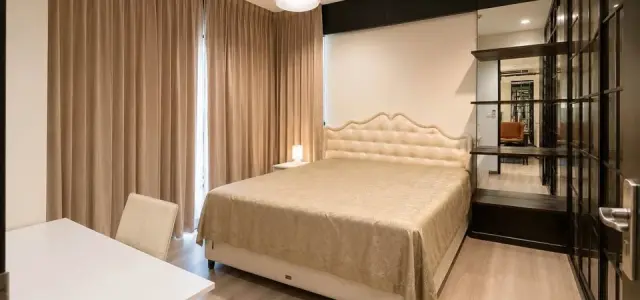 ให้เช่า Baan Klang Krung Siam-Pathumwan ห้องใหญ่อยู่สบายสุดๆ ตกแต่งด้วยเฟอร์อย่างดีมีคุณภาพ สนใจจองเลย images