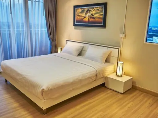 Msociety Muang Thong condominium for sale, beautiful room, good view, 2 bedrooms, fully furnished, very good atmosphere, book now.