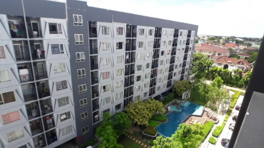 ขายด่วนๆ Plum Condo Extra Rama 2 ห้องพร้อมอยู่ กั้นแยกเป็นสัดส่วน แบ่งโซนลงตัว ซื้อเลย