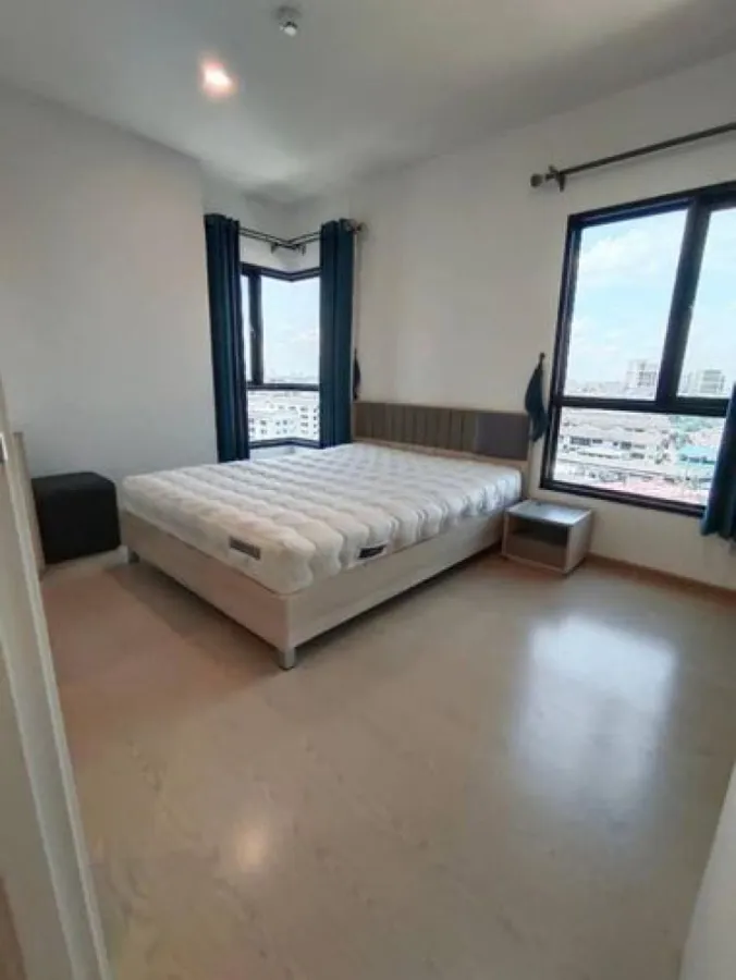 For rent!! Condo The Tree Sukhumvit 71-Ekkamai, Ekkamai, 9th floor, corner room, beautiful room, fully furnished, ready to move in. Don't miss it!!