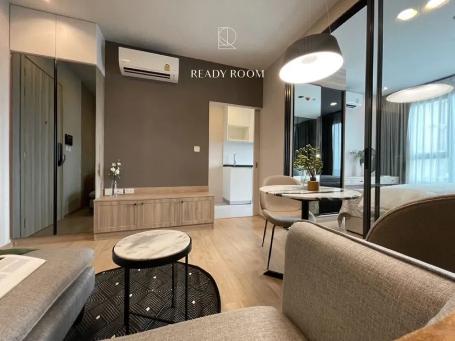 Condo for rent, Chewathai Kaset Nawamin, beautiful view, fully furnished, ready to move in Partition room