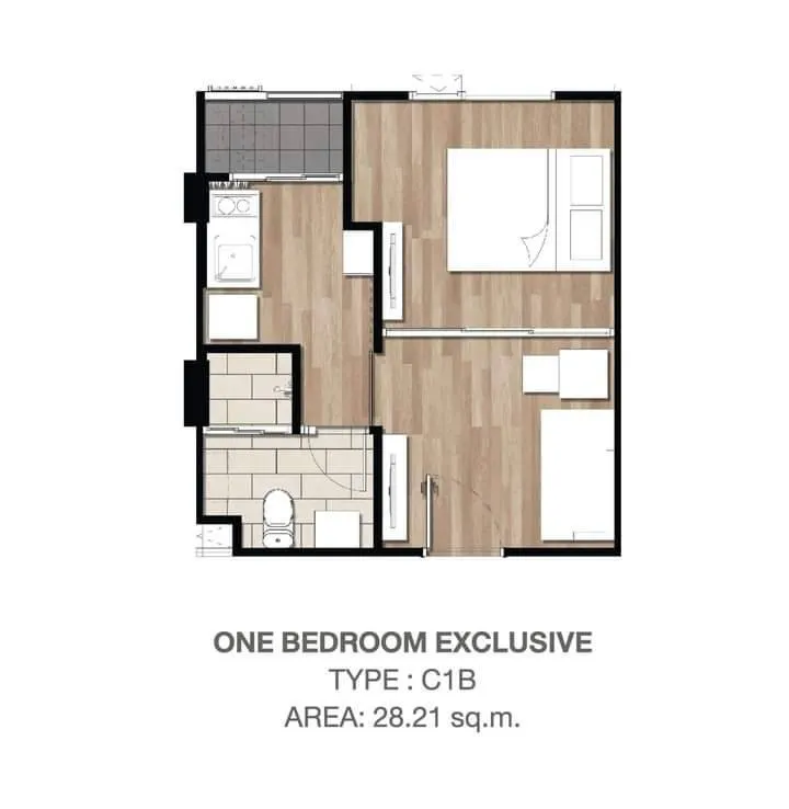 ขายด่วน!! คอนโด แอทโมซ ลาดพร้าว 15 ชั้น 2 ตึก C เฟอร์ครบ ห้องแบ่งสัดส่วนอย่างดี มีความเป็นส่วนตัว!!