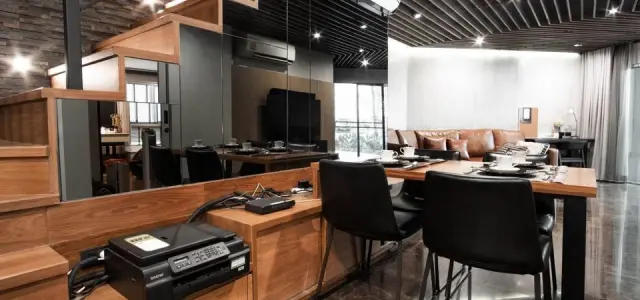 For rent Belle Grand rama 9 ห้องกว้างขวาง ตกแต่งหรูหรา โซฟาหนังตัวใหญ่นั่งสบาย Modern ขนาดนี้ จองเลย images