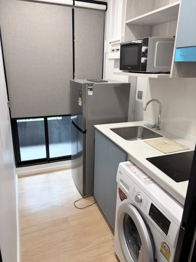 For rent: Atmoz Kanaal Rangsit, 2nd floor, exterior view, fully furnished. Book now!