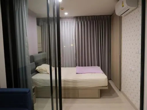 For sale, rent, The Niche Mono Sukhumvit 50 Condo, corner room, fully furnished, ready to move in. Hurry and make a reservation