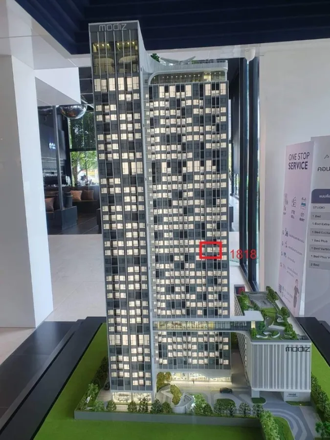 ขายดาวน์ โมดิซ อาวองการ์ด ชั้น 18 ห้อง 1 Bedroom Exclusive โครงการดี ทำเลน่าอยู่ จองเลย ด่วนๆ