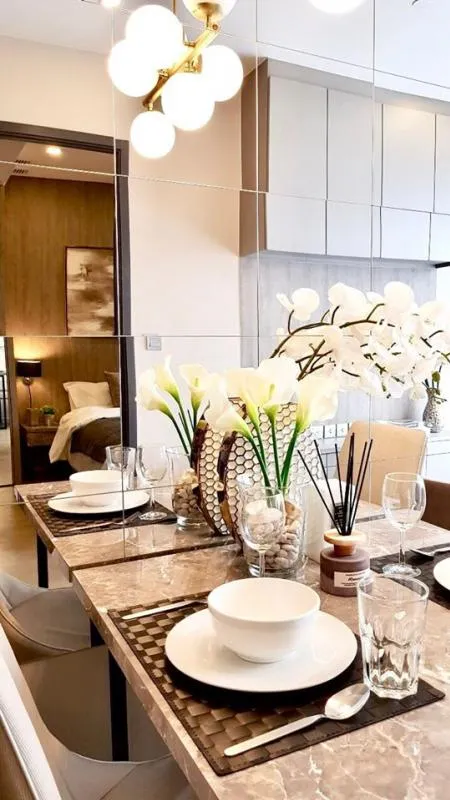 Condo for rent sell, Ashton Asoke, high floor, beautiful view, good location, close to the train, very convenient, can't miss it !!