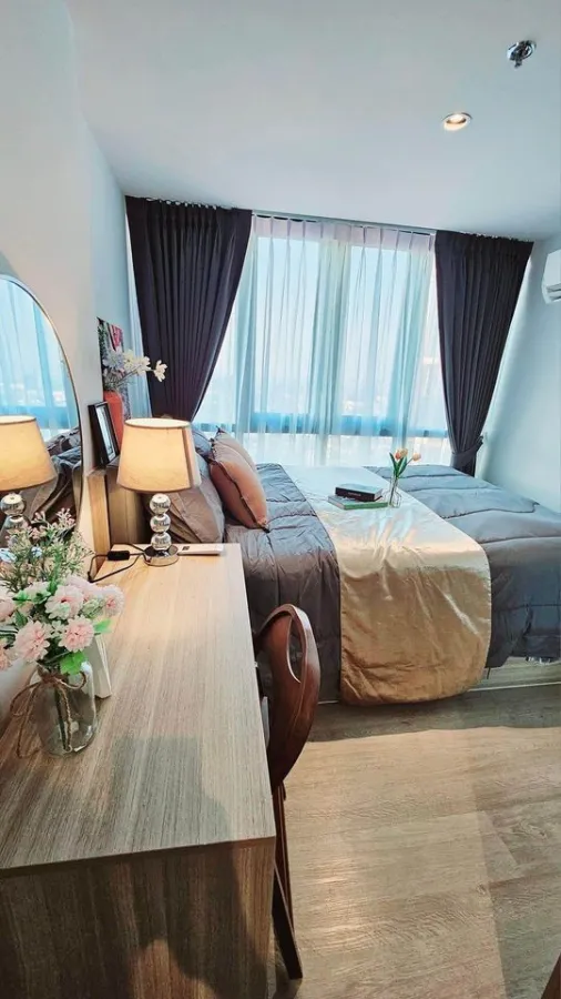 Condo for rent, Altitude Unicorn Sathorn Tha Phra, Duplex room, high floor, stylishly decorated, very livable, don't miss it.