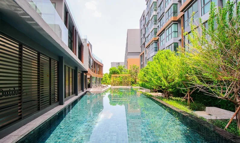 ให้เช่าคอนโด ดิ เอ็กเซล ไฮด์อะเวย์ สุขุมวิท 71 ห้องพร้อมอยู่ สิ่งอำนวยความสะดวกครบครัน รีบมาจองเลย