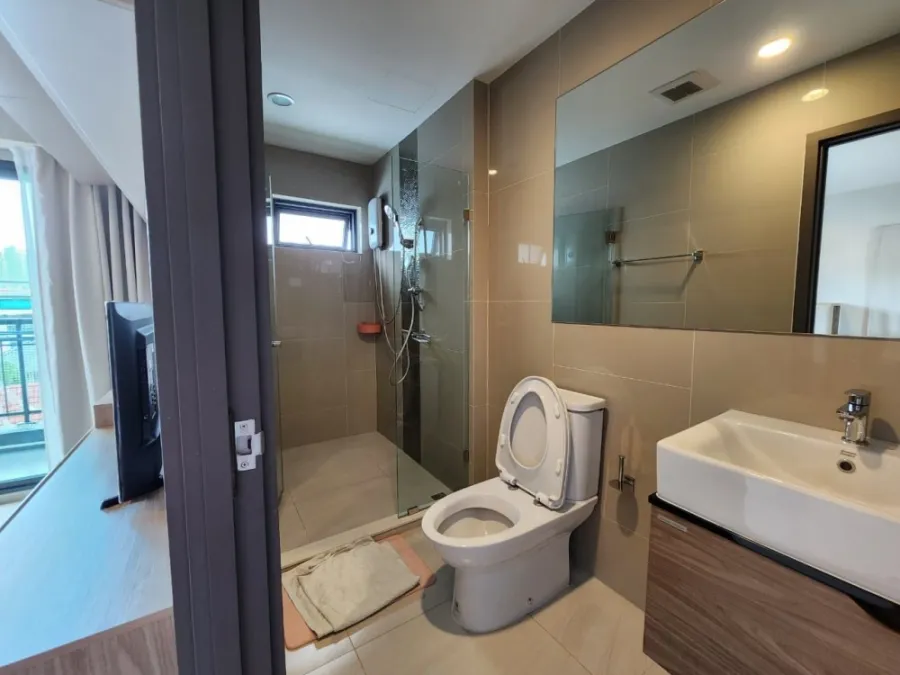 Condo for rent Ideo Tha Phra Interchange, 2 bedrooms, 2 bathrooms, corner room, rare, ready to move in, don't wait!!