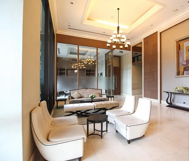 For sale, for rent, luxury condo, Villa Asoke, 37-38th floor, corner room, the most beautiful view on the floor, luxuriously decorated, hurry and rese
