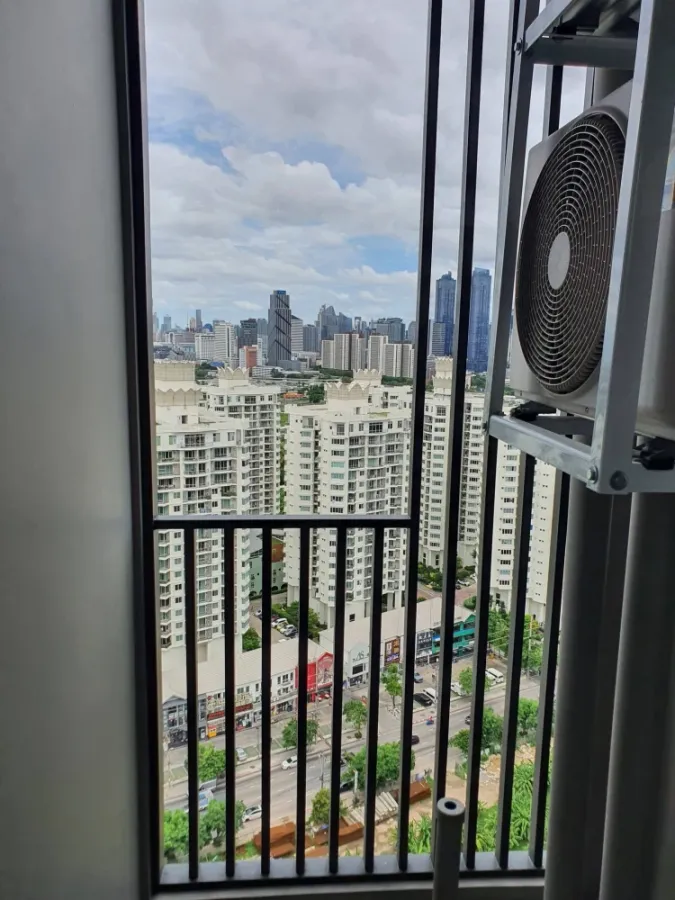 For rent: COBE Ratchada Rama 9, 25th floor, corner unit, fully furnished. Book now!