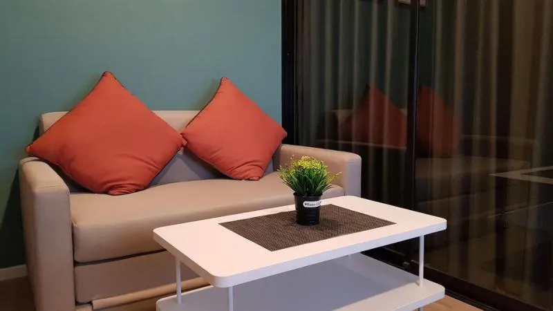 วิวสระ สวยมากๆๆ ห้องใหม่เอี่ยม ตกแต่งครบ นัดดูห้องจริงได้เลยนะ ให้เช่าเคฟ ทาวน์ สเปซ