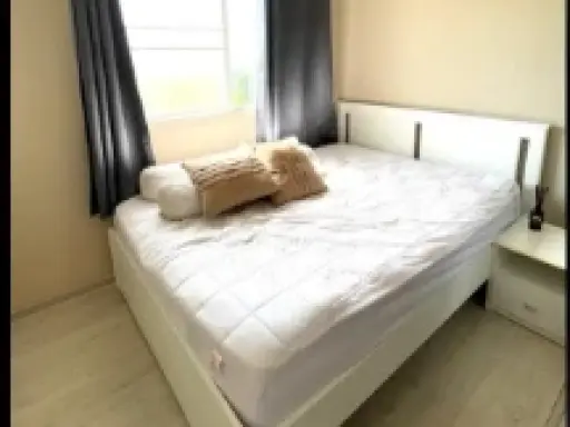 Plum Condo Park Rangsit for rent, 5th floor, partitioned room, fully furnished, ready to move in, hurry and reserve now!
